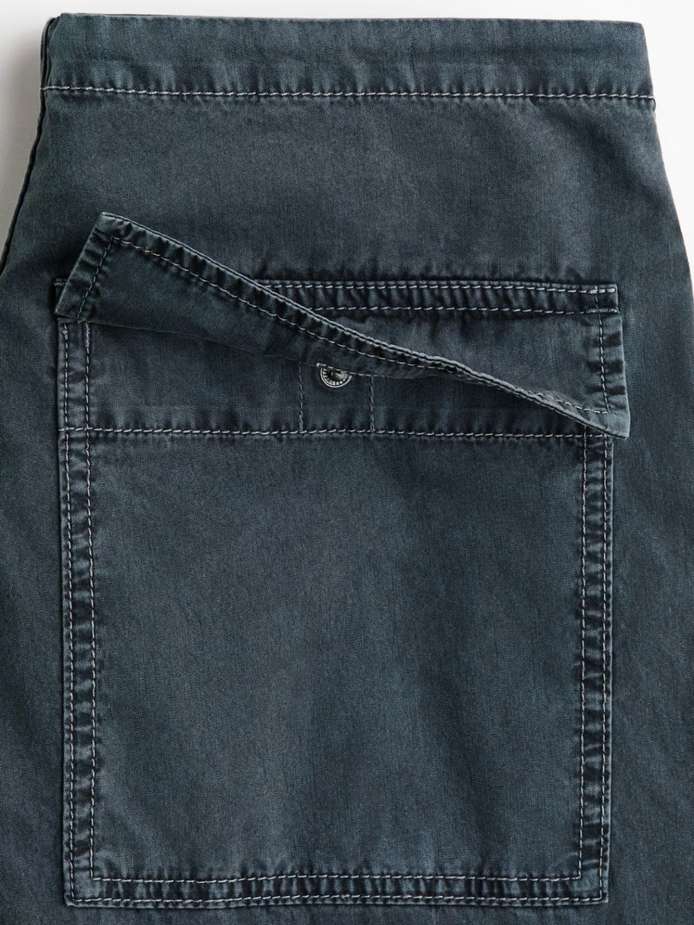 Kelly Wearstler x H&M SOLD OUT colab Women's Washed Charcoal Drawstring Trousers - Picture 6 of 7